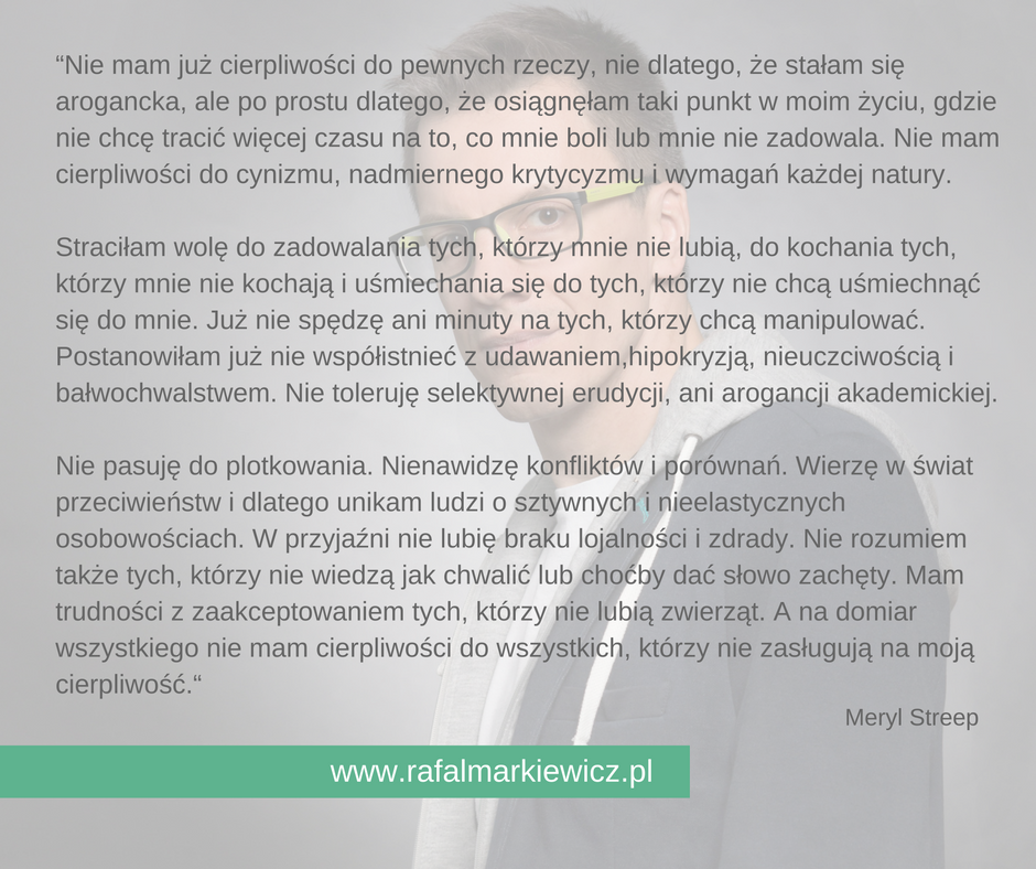 Rafał Markiewicz - coach - granice