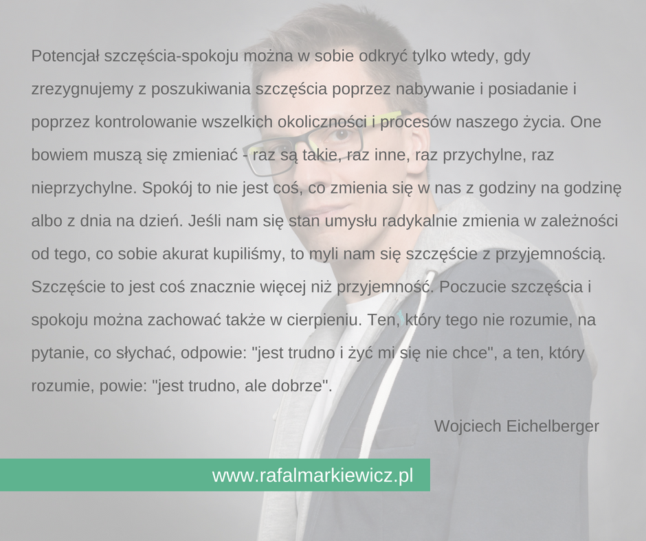 Rafał Markiewicz - coach - coaching - potencjał szczęścia